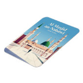 Al-Masjid an-Nabawi (Prophetenmoschee) Magnet (Linke Seite)