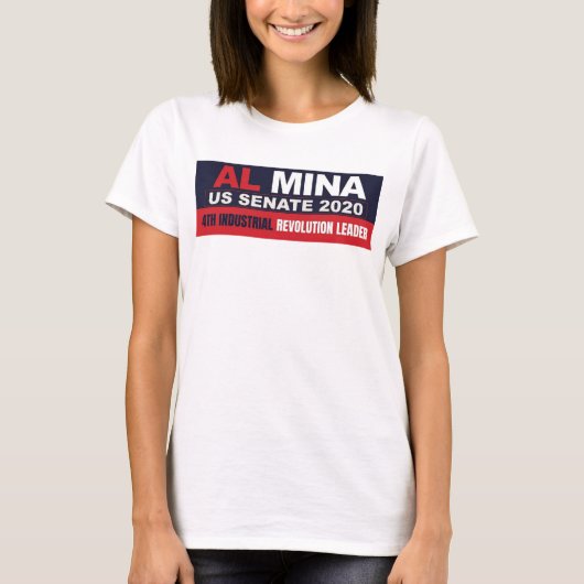 Al Myna US Senate Merchandise T-Shirt (Vorderseite)