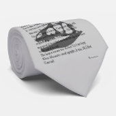 Al-O-Sawr-Wir Beschreibungs-ursprüngliche graue Krawatte (Gerollt)