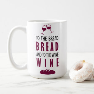 Al pan, pan, y al vino, vino kaffeetasse