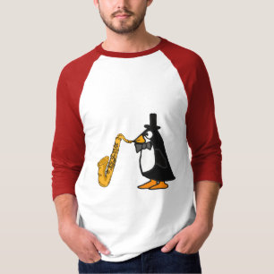 AL Pinguin, der das Saxophon spielt T-Shirt