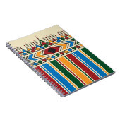 Al-Qatt Al-Asiri inspirierte geometrische Muster. Notizblock (Rechte Seite)