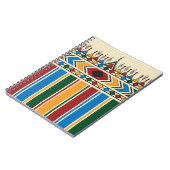 Al-Qatt Al-Asiri inspirierte geometrische Muster. Notizblock (Linke Seite)