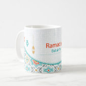 Al Ramadans Eid Fitr Geschenk-Tasse Kaffeetasse (Vorderseite Links)