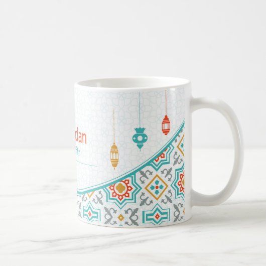 Al Ramadans Eid Fitr Geschenk-Tasse Kaffeetasse (Rechts)