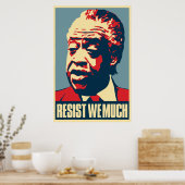 Al Sharpton "Resist we much" Obama Parody Poster (Küche)