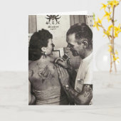 Al Shieferly tätowiert Rose Karte (Gelbe Blume)