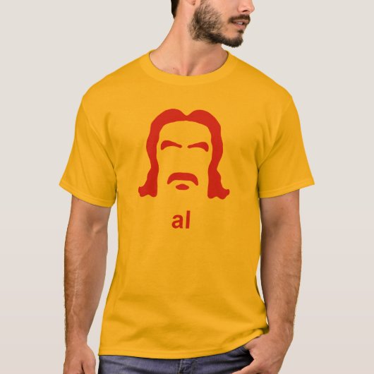 Al-Silhouette-Hirsute T - Shirt (Vorderseite)