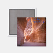 Al Siq in Petra City Kühlschrankmagnet Souvenir (Vorderseite/Rückseite)