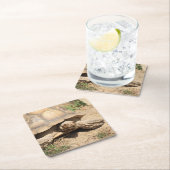 Ala Aldabra Rechteckiger Pappuntersetzer (Vor Ort)