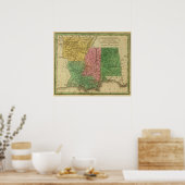 Ala, Miss, La, Ark Poster (Küche)