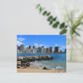 Ala Moana Beach Park Postkarte (Stehend Vorderseite)