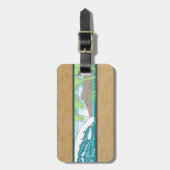 Ala Moana Diamant-Kopf-hawaiisches Gepäckanhänger (Vorderseite vertikal)