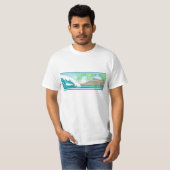 Ala Moana Diamond Head Hawaiian Surf Sign T-Shirt (Vorne ganz)
