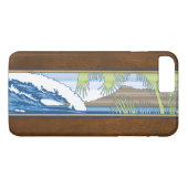 Ala Moana hawaiisches Imitat Koa hölzernes Case-Mate iPhone Hülle (Rückseite (Horizontal))