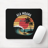 Ala Moana Strand Hawaii Strand Surfen Mousepad (Mit Mouse)