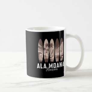 Ala Moana Strand Hawaii Surfbrett Männer Frauen Su Kaffeetasse