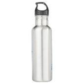 Ala Moana Weg zum Meer Edelstahlflasche (Rückseite)