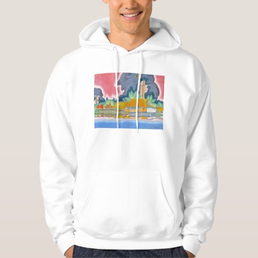 "Ala Wai, Honolulu" - Arman Manookian Hoodie (Vorderseite)