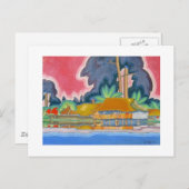 Ala Wai, Honolulu von Arman Manookian c. 20er Jahr Postkarte (Vorne/Hinten)