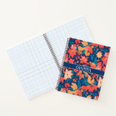 Alabai Geometric Personalisiertes Muster Notizblock (Innenseite)