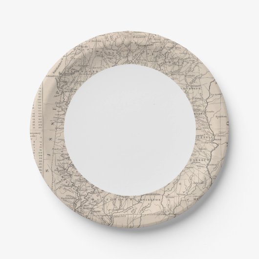 Alabama 6 pappteller (Vorderseite)