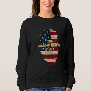 Alabama Al Us Flag Motto Sweatshirt