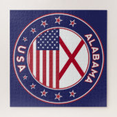 Alabama, Alabama-T - Shirt, Alabama-Aufkleber, Puzzle (Horizontal)