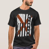 Alabama American Flag Home State of Alabama Flag T-Shirt (Vorderseite)