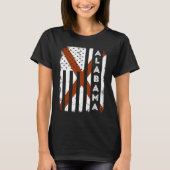 Alabama American Flag Home State of Alabama Flag T-Shirt (Vorderseite)