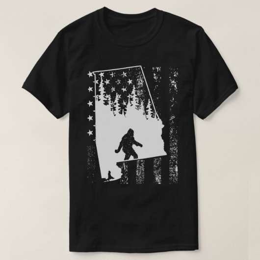 Alabama American Flag T-Shirt (Design vorne)