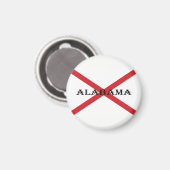 Alabama and Flag macn Magnet (Vorderseite/Rückseite)