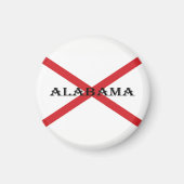 Alabama and Flag macn Magnet (Vorne)