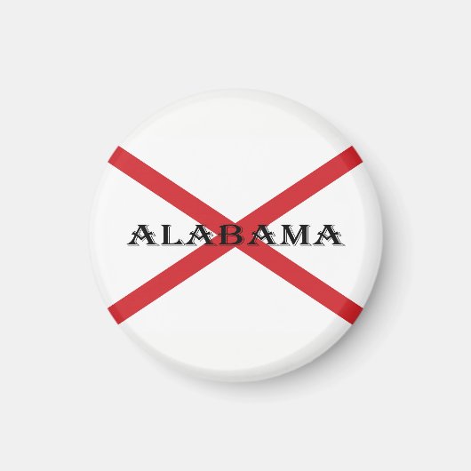 Alabama and Flag macn Magnet (Vorne)