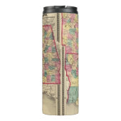 Alabama, Arkansas, Louisiana und Mississippi Thermosbecher (Rückseite)