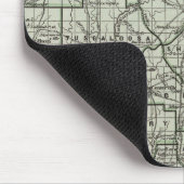 Alabama Atlas Karte Mousepad (Ecke)