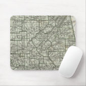 Alabama Atlas Karte Mousepad (Mit Mouse)