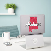 Alabama Aufkleber (Laptop auf Schreibtisch)