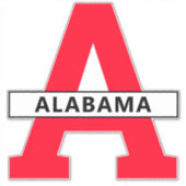 Alabama Aufkleber (Vorderseite)