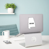 Alabama Aufkleber (Laptop auf Schreibtisch)