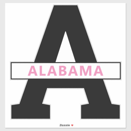 Alabama Aufkleber (Blatt)