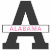 Alabama Aufkleber (Vorderseite)