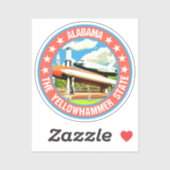 Alabama Aufkleber (Blatt)