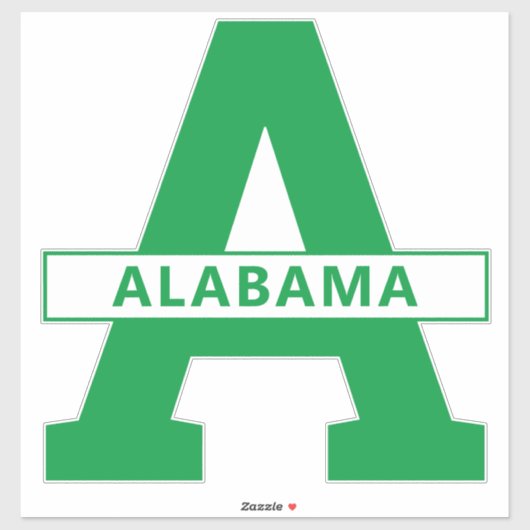 Alabama Aufkleber (Blatt)