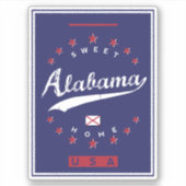 Alabama Aufkleber (Vorderseite)