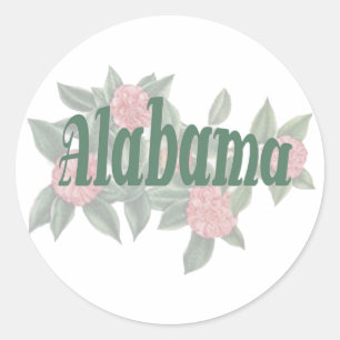 Alabama-Aufkleber Runder Aufkleber