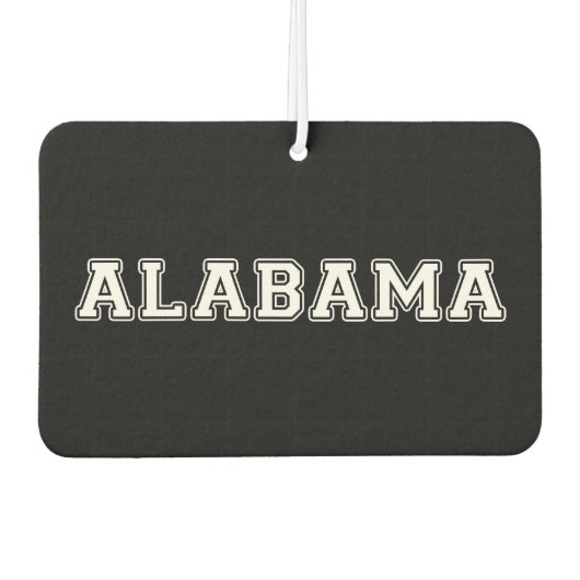 Alabama Autolufterfrischer (Vorderseite)