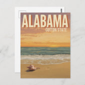 Alabama Beach Sunset Postkarte (Vorne/Hinten)