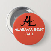 ALABAMA BEST VATER BUTTON (Vorne & Hinten)