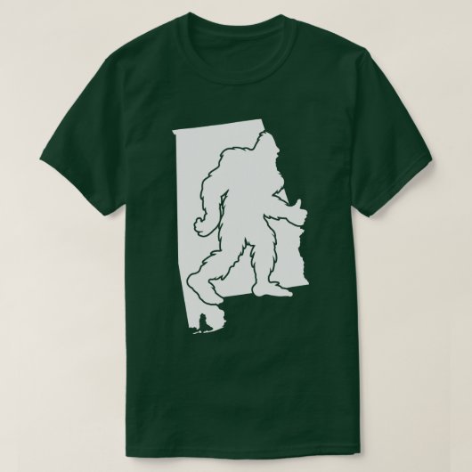 Alabama Bigfoot T-Shirt (Design vorne)